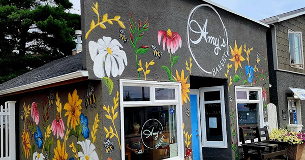 Amy's Bakery in the heart of Delburne, Alberta